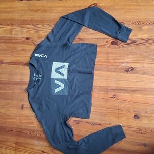 2/$5 RVCA Cropped Long Sleeve T-shirt